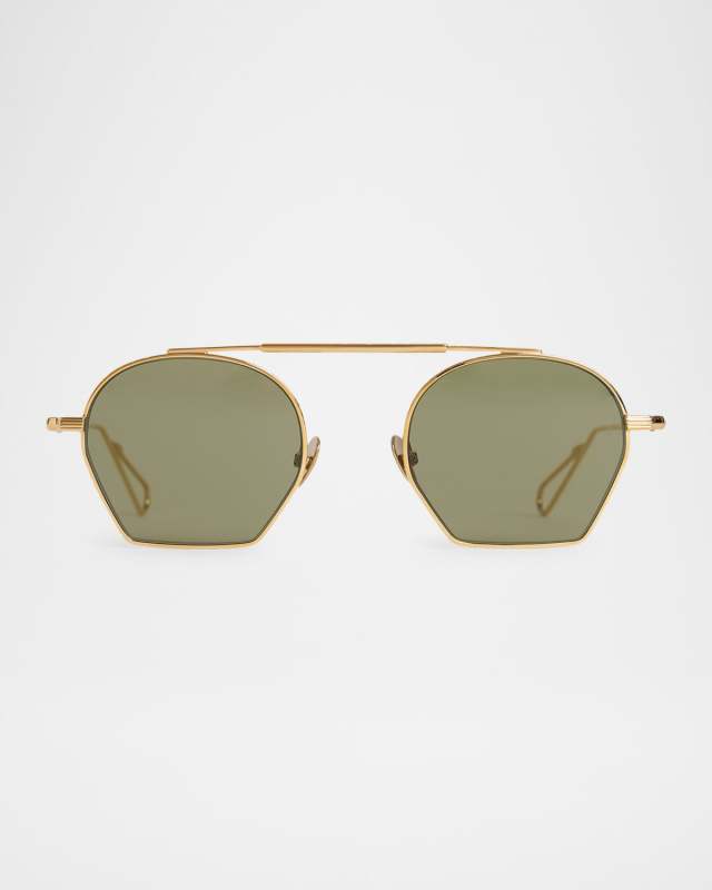 Chaillot Metal & Nylon Round Sunglasses